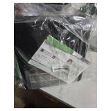 AkuDecor 1/2\" Thick Cork Board for Office, 6 Pack Felt Wall Tiles -28\"x18\" with Safe Adhesive Tabs, Large Bulletin Board, Push Pin Board Organizer Wall - Black