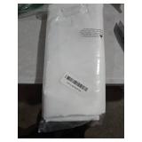 Barossa Design Fabric Snap-in Replacement Liner 70\" x 69\" - Use for Hotel Style Shower Curtain, Removable & Machine Washable, Water-Repellent - White, 70x69