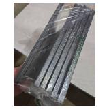 ijuerybai 6 Sets 8x12 Picture Frame, Frames for 8 x 12 Canvas Collage Photo Poster Certificate Wall Gallery, High Transparent Horizontal Vertical Black 8 by 12 Inches