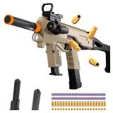 Bugrtey Two Modes Toy Gun Shell Ejecting Rifle with 80 Soft Bullets 40 Shells 2 Clips Soft Bullet Toy Guns Outdoor Shooting Games Christmas Halloween Birthday Gifts