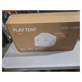 Tiny Land Kids Tent with Mat and Star Lights, Indoor Playhouse for Toddlers, 57\"x36\"x52\" Large Reading Nook for Girls & Boys, Modern Bed Canopy for Kids Room