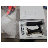 CXGTCI Electric Muscle Scraper Tool with Vibration,Massage& Heat, Portable Gua Sha Massager for Full Body Muscle Recovery, Relaxation, and Pain Relief (Black)