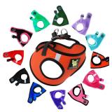 EcoBark Step in Dog Harness - Reflective Soft Luxurious Mesh Dog Harnesses for XXS, XS, Small, and Medium Dogs Eco-Friendly Comfort Secure Halter No Pull Adjustable Pet Vest (Orange, Medium)