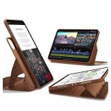 ESR for iPad Pro 11 Inch Case (M5/M4) 2025/2024, Rotating Case with Removable Magnetic Cover, Adjustable Portrait/Landscape Stand, 9 Standing Angles, Shift Series, Brown