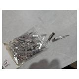 Hicarer 1.75 Inches Single Prong Hair Clips, 50 Pack - Durable Metal Alligator Clips for Dreads Lock Clips, Hair Extensions, Pin Curls, Hair Pins