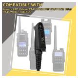 Retevis RT29 Ailunce HD2 Shoulder Speaker Mic, IP54 Waterproof Original Microphone, Compatible RT29 RT48 NR30 RB23 Ailunce HD1 HD2 HA1G Motorola GP328 Plus GP344 Walkie Talkies (1 Pack)