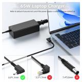 65W Laptop Charger Compatible with Acer Chromebook 15 14 13 11 R11 N15Q8, N15Q9, N15Q10, CB3, CB5, C720, C720p, C738T, C731, C740; Acer Aspire 3 5, Swift/Spin 1 3 5 Power Supply Cord