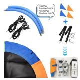 PACEARTH 40 Inch Saucer Tree Swing Flying 900lb Weight Capacity 2 Added Hanging Straps Adjustable Multi-Strand Ropes Colorful Safe and Durable Swing Seat for Children