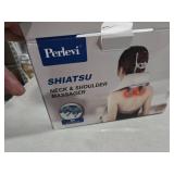 PERLEVI Cordless Neck Shoulder Massager with Heat,Deep Tissue Kneading Relieves Tension Improves Circulation,Gifts for Women,Men,Mom,Dad(Grey)