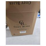 Cozy Bliss Faux Fur Throw Blanket for Couch, Cozy Warm Plush Striped Blanket for Sofa Bedroom Living Room, 50 * 60 Inches Tie-dye Grey