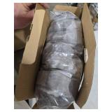 Cozy Bliss Faux Fur Throw Blanket for Couch, Cozy Warm Plush Striped Blanket for Sofa Bedroom Living Room, 50 * 60 Inches Tie-dye Grey