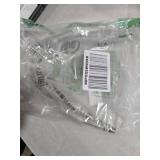 PLUMBINGMASTER 16\" Faucet Supply Line, 3/8\" Female Compression Thread M10 Male Connector, CUPC Braided Stainless Steel Water Hose for Sink Faucet 2 pcs