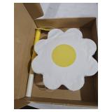 Aoriher Daisy Flower Pinata Set Include Bat Blindfold Confetti Tassel Flower Pinata Daisy Hippie Boho Pinata for Birthday Baby Shower Gender Reveal Wedding Floral Party Supplies(Daisies)