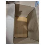 Delamu 2 Set Pantry Organizers and Storage, Trash Bag Holder Under Sink Organizer for 4-13 Gal Bags, Trash Bag Dispenser with Bamboo Top for Onion, Potato, Garlic, Clear (11-7/32\"L*7\" W*7-1/8\"H)