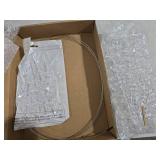 Chunful 20 Pcs Large Icicle Ornaments for Christmas Fireplace Tree Decoration Hanging Clear Crystal Acrylic Icicles Pendant for Xmas Mantel Eaves Winter Holiday Frozen Party Decor with Various Sizes