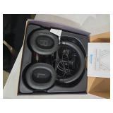 Wireless Headphones for TV with LED Display, TV Headphones Wireless for Seniors with Transmitter Charging Base, No Audio Delay Bluetooth V5.3, Plug and Play, Gift for Seniors/Hearing Impaired (Black)