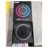 WXQZXO Bluetooth Shower Speaker, Portable Bluetooth Speaker Stereo Sound with Suction Cup/Lanyard, Built-in Mic, IPX7 Waterproof Wireless Speakers Bluetooth 5.4 for Bathroom/Party/Beach/Gift, Black