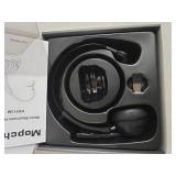 Mopchnic Bluetooth Headset, Wireless Headphone with AI Noise-Canceling Microphone On Ear Wireless Headset with USB Dongle for Computer Office