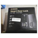 IRONZON Smart Door Lock Deadbolt Lock with Touchscreen Keypad, Fingerprint Door Lock for Front Door, 5-in-1 Keyless Entry Door Lock, App Control, 4 IC Cards, Auto Lock, 15-Min Installation
