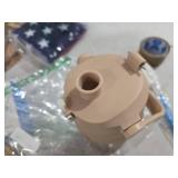 kytffu 56oz Glass Water Bottles with Straw, Motivational Glass Bottle with Silicone Sleeve and Time Marker, Leakproof Large Glass Water Jug for Gym Home Office,Amber