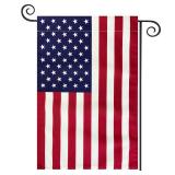 American Flag USA Garden Flag 12 x 18 - Patriotic Double Sided Small Flags for Yard