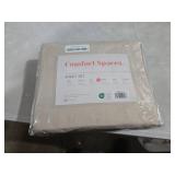 Comfort Spaces 100% Cotton Sheets Queen, Breathable & Ultra Soft Cotton Sheets, Naturally Cool Cotton Bed Sheets with 14\" Elastic Pocket Fits up to 16\" Mattress, All Seasons Sheet Set, Cream 4 Piece