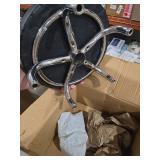 OBMMIRAO Pedicure Stool Low Roller Seat,Swivel stools Round Stool with Wheels, Black Low Chair with Wheels,PU Leather (Black StyleB)