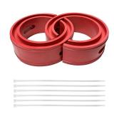 MTRPS 2 PCS Rubber Coil Spring Spacer for Car, Heavy-Duty Front Rear Spacer Booster for 1.45\"-1.65\" Springs Spacing, Universal Coil Springs Lift Spacers for Enhancing Spring Rate