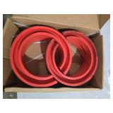 MTRPS 2 PCS Rubber Coil Spring Spacer for Car, Heavy-Duty Front Rear Spacer Booster for 1.45\"-1.65\" Springs Spacing, Universal Coil Springs Lift Spacers for Enhancing Spring Rate