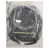 VANKEAN 17 Inch Laptop Backpack for Women Men Fashion Computer Work Bag, Large Capacity Waterproof Backpack with USB Port & RFID Pockets, College Daypack Business Travel, Black