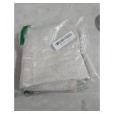 DUKIYO Semi Sheer Kitchen 24 Inch Curtains for Windows Flax Linen Elegant Boho Farmhouse Drapes Short 2 Panels Set Light Filtering Tan Beige Cafe Curtains for Bathroom Laundry RV Rod Pocket W25xL24