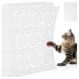 Uross Scat Mat for Cats -10PCS Deterrent Mat with Spikes Indoor Cat Repellent Mat Outdoor Scat Spikes Mat Indoor Cat Countertop Deterrent Keep Cats Off Counter