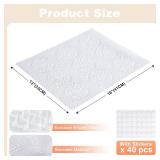 Uross Scat Mat for Cats -10PCS Deterrent Mat with Spikes Indoor Cat Repellent Mat Outdoor Scat Spikes Mat Indoor Cat Countertop Deterrent Keep Cats Off Counter