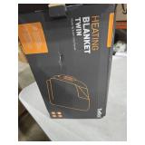 Tefici Electric Heated Blanket Twin,Super Cozy Soft 2-Layer Flannel 62\" x 84\" Heated Twin Size with 3 Heating Levels 8 Hours Auto Off, Machine Washable, ETL and FCC Certified, Home Office Use, Blue