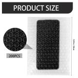 Seuqhck 200 Pack Bubble Wrap Pouches, 7.8 x 5.7 Inch Double Walled Bubble Foam Wrap Cushioning Bags for Moving, Storage, Packing, Shockproof - Clear