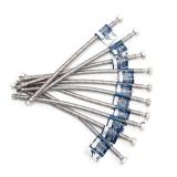 [10-Pack] PLUMBINGMASTER Faucet Hose,Faucet Supply Lines (3/8\" Comp x 1/2\" FIP), Certified Safe Supply Lines for Bathroom Faucet (16 inch)