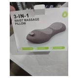 Smooth Triple Fusion 3-in-1 Back Massager Lumbar Pillow with Heat, Vibration & Traction Back Massager for Pain Relief DeepTissue.Relaxation Device for Home,Office,Car.Gift Idea Corded