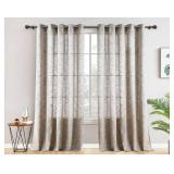 Bronze Curtain Rods 2 Pack, HOTOZON Curtain Rods for window 32 to 58 Inch, New Splicing Window Rod for Windows, 3/4 Inch Single Drapery Rod with Netted Finials