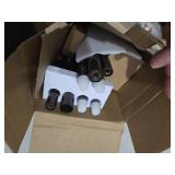 Bronze Curtain Rods 2 Pack, HOTOZON Curtain Rods for window 32 to 58 Inch, New Splicing Window Rod for Windows, 3/4 Inch Single Drapery Rod with Netted Finials