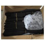 BrFoYu Shoe Rack with Cover, 10 Tier Shoe Organizer Storage for 40-50 Pairs Sneaker and Boots, Large Capacity, with 8 Pockets, Free Standing Tall Shoe Rack for Front Door Entrance, Closet, Grey