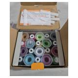 New brothread 40 Colors Compatible with Brother Polyester Embroidery Machine Thread Kit 500M (550Y) Each Spool Compatible with Brother Babylock Janome Singer Pfaff Bernina Embroidery & Sewing Machine