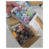 New brothread 40 Colors Compatible with Brother Polyester Embroidery Machine Thread Kit 500M (550Y) Each Spool Compatible with Brother Babylock Janome Singer Pfaff Bernina Embroidery & Sewing Machine