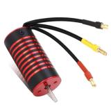 HERCHR RC Brushless Motor, 5900KV Aluminum Alloy 3.175mm Shaft Waterproof Motor Replacement for 1/12 1/14 RC Car On-Road Vehicles Truck Boat Update Parts(5900KV)