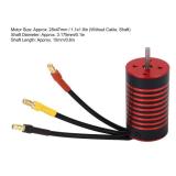 HERCHR RC Brushless Motor, 5900KV Aluminum Alloy 3.175mm Shaft Waterproof Motor Replacement for 1/12 1/14 RC Car On-Road Vehicles Truck Boat Update Parts(5900KV)