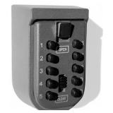 Key Lock Box for Outside Wall Mount, Waterproof Spare Key Storage Box, 10-digits Combination Lockbox Push Button Key Keeper Box for Home Indoor & Outdoor Realtors Landlord Property Management