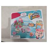 Hamster Car Track Toys for Kids - Pretend Play Ice Cream Theme Educational Track Car Games Set with 2 Mini Hamster Toys & Accessories, Birthday Gift for 3 4 5 6 7 Year Old Toddlers Boys Girls