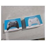 LACTIVX Wireless Pro Controller for Nintendo Wii U Console with USB Charging Cable(Black and White)