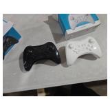 LACTIVX Wireless Pro Controller for Nintendo Wii U Console with USB Charging Cable(Black and White)