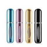Yamadura Mini Refillable Perfume Portable Atomizer Bottle Refillable Perfume Spray, Refill Pump Case for Traveling and Outgoing (5ml, 4 Pack) 4
