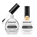JODSONE 2Pcs 16.5ml Nail Dehydrate And Nail Primer For U V Gels Superior Bonding Professional Salons Set DIY Art Design Long Lasting Gift